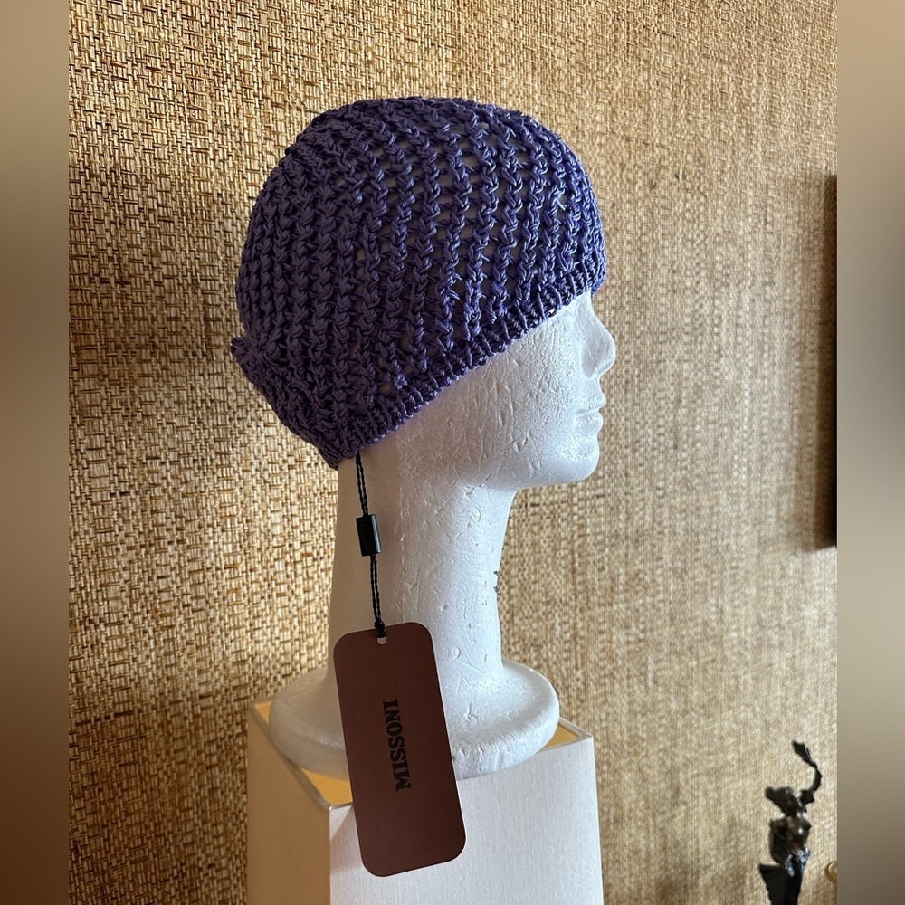 Vintage NWT MISSONI Berretto.Made in Italy Size S. Retail $195